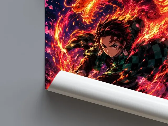 Tanjiro & Nezuko — We Move as One | Demon Slayer Poster