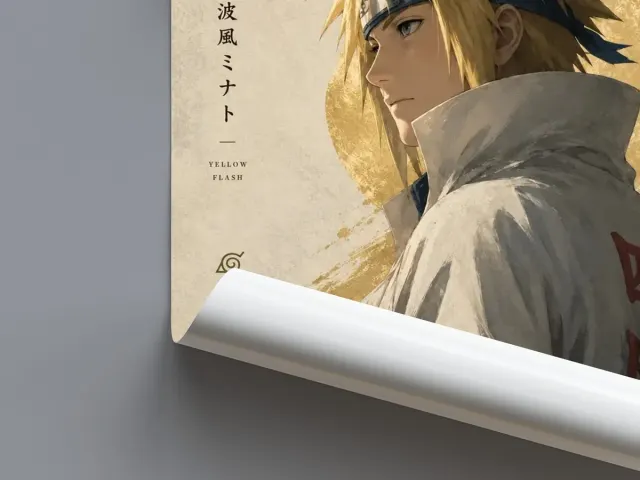 Minato Namikaze Naruto Poster