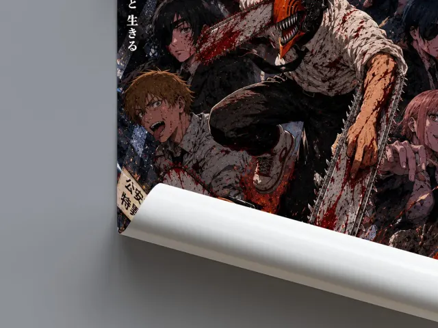 Chainsaw Man — Chaos in the City | Anime Poster