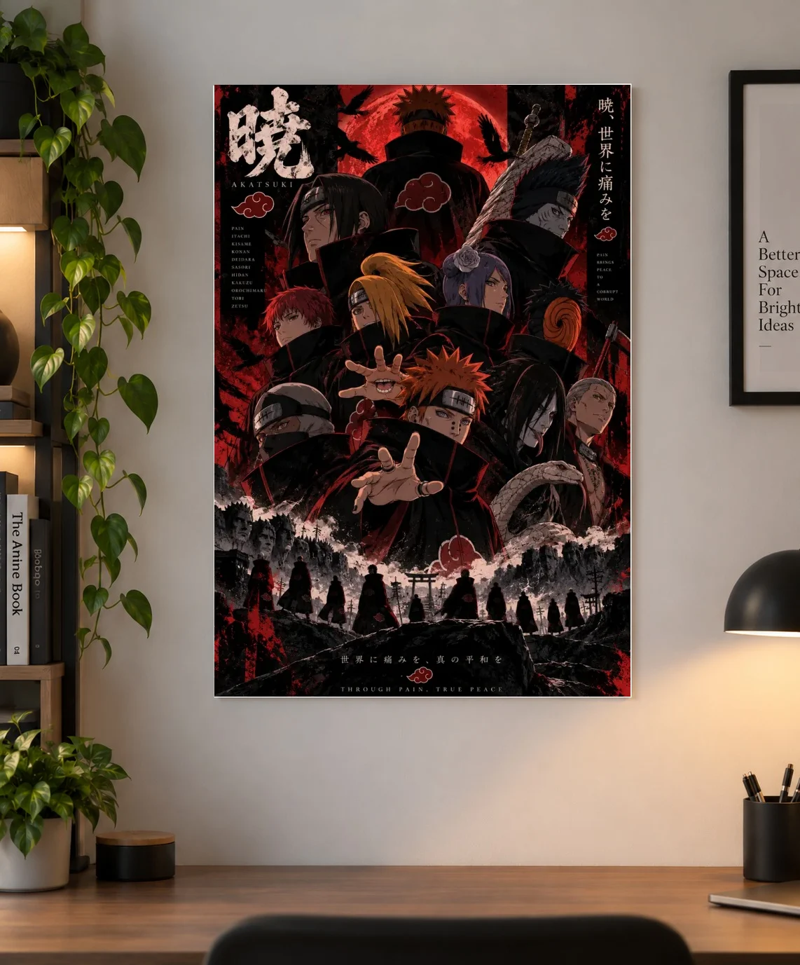 Akatsuki Members — Red Cloud Shinobi Anime poster