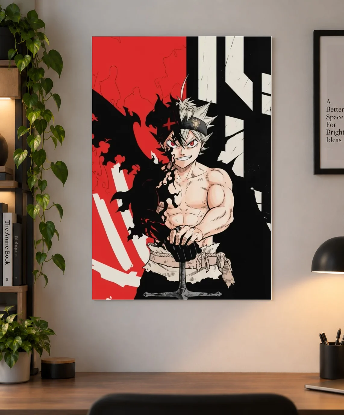 Asta – Black Clover Anime Poster | Shinra