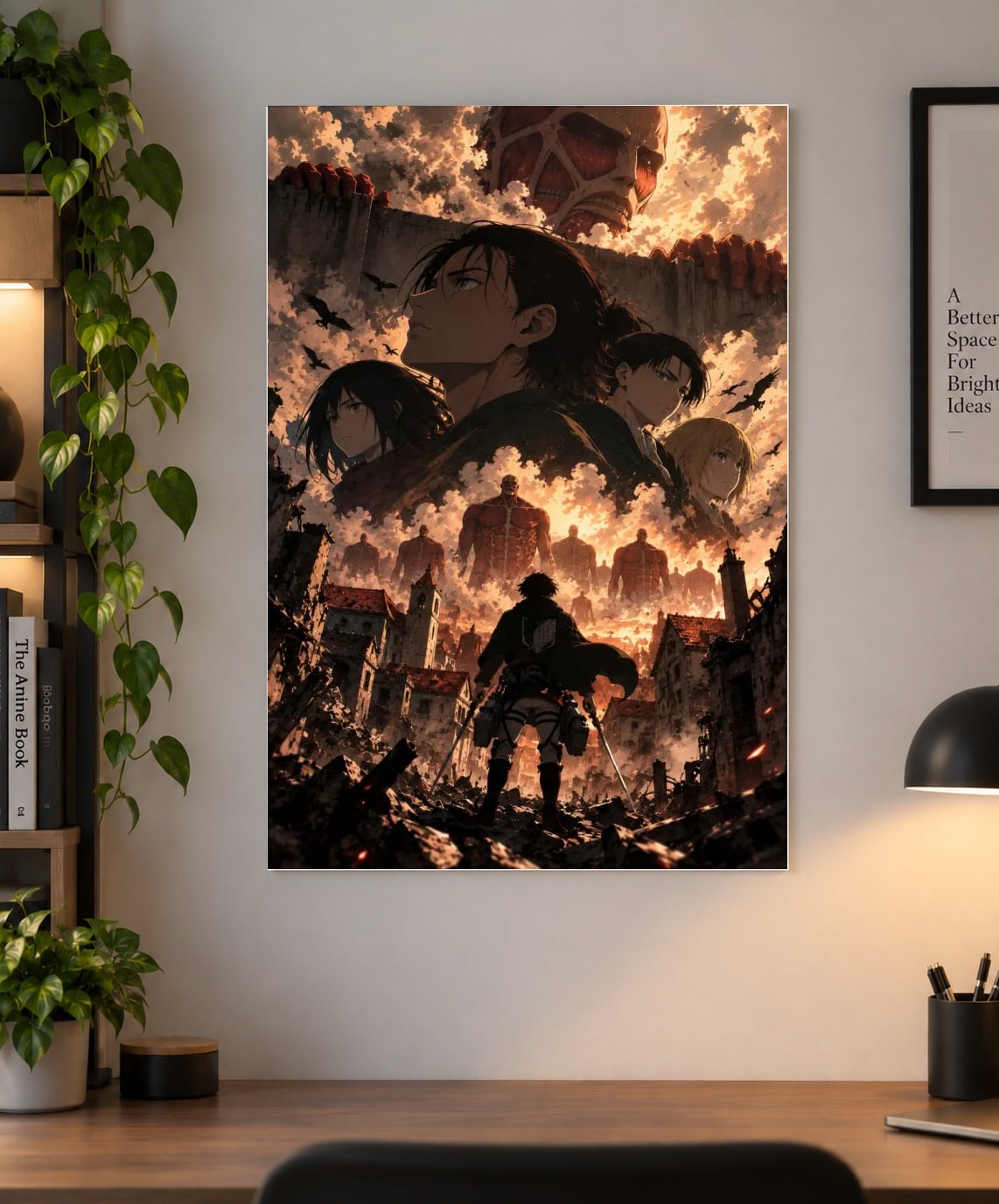 Attack on Titan — Eren Yeager Attack Titan Battle Anime Poster