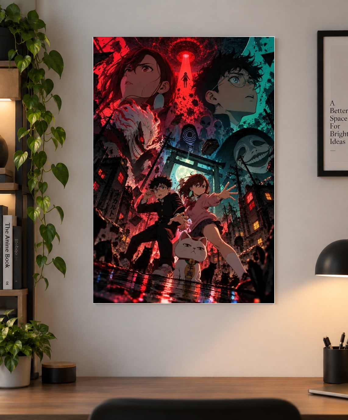 Dandadan Momo & Okarun — Supernatural Chaos Anime Poster