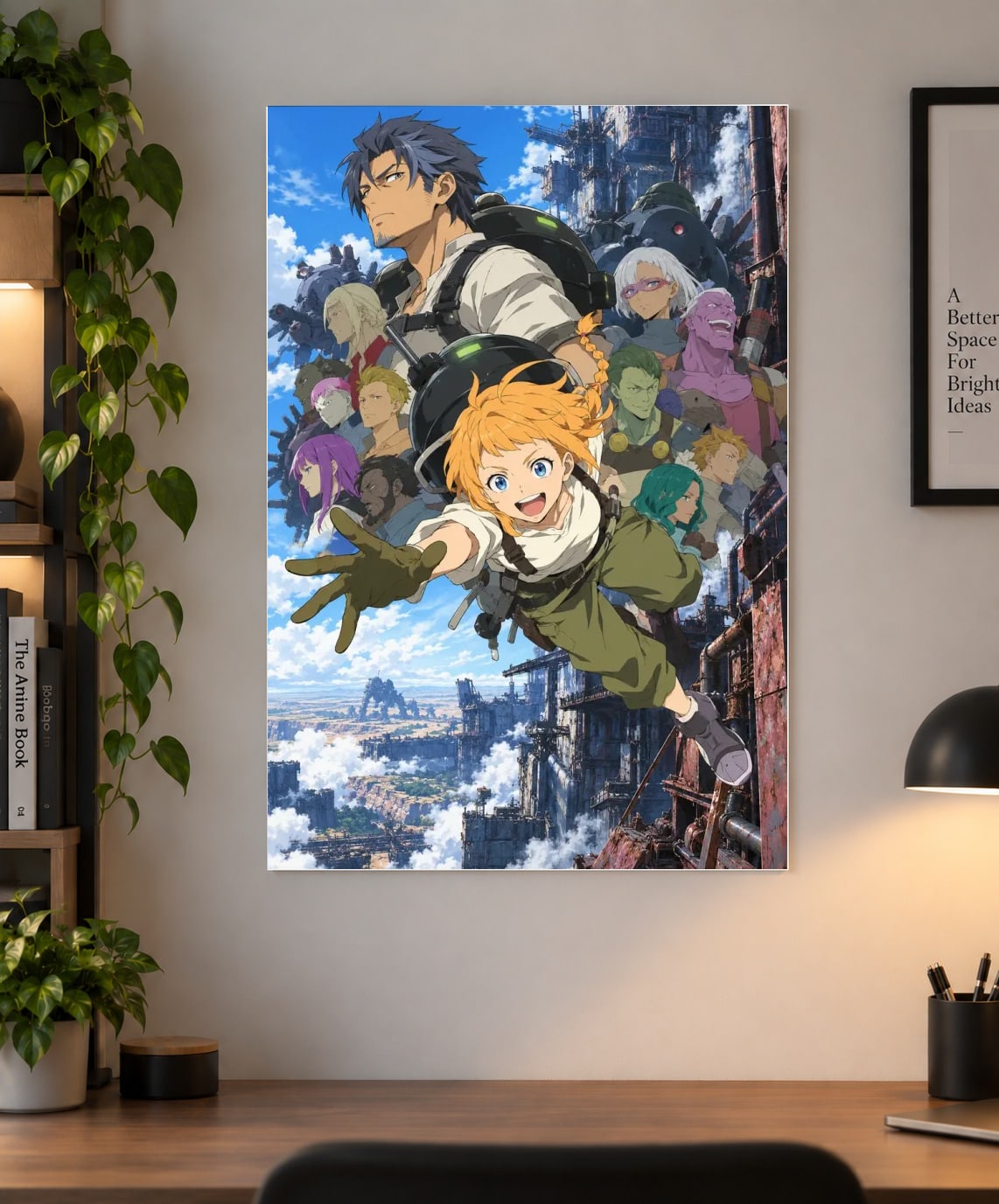 Deca-Dence Anime Poster – Natsume & Kaburagi Character Art