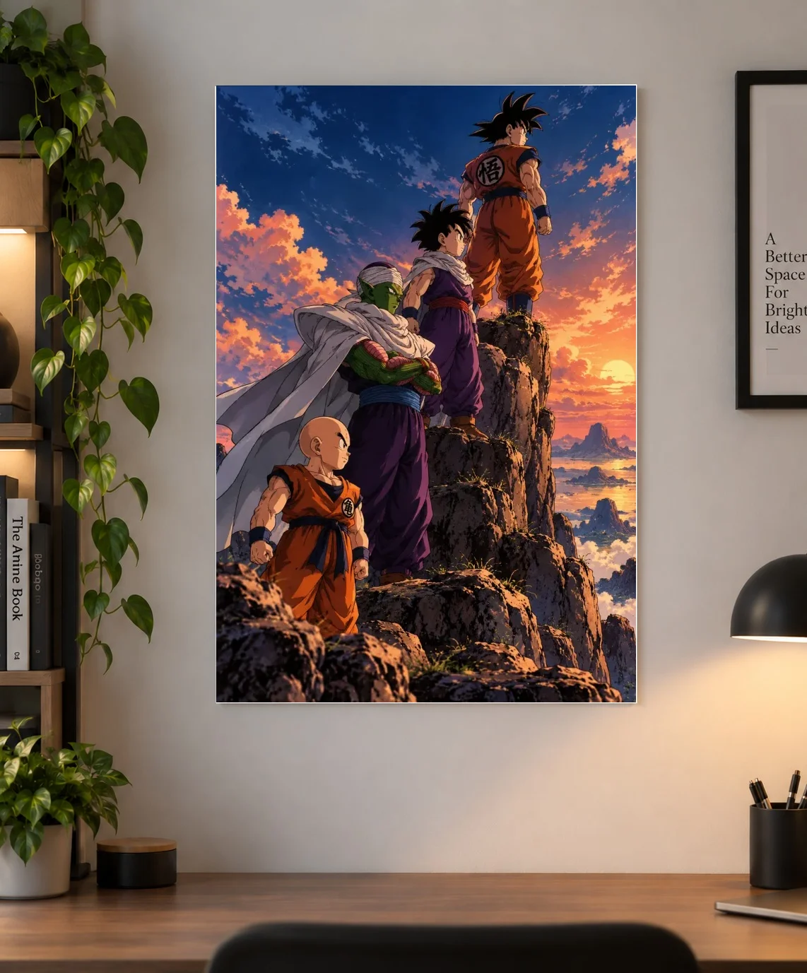 Dragon Ball Z Heroes Ladder Anime Poster | Shinra