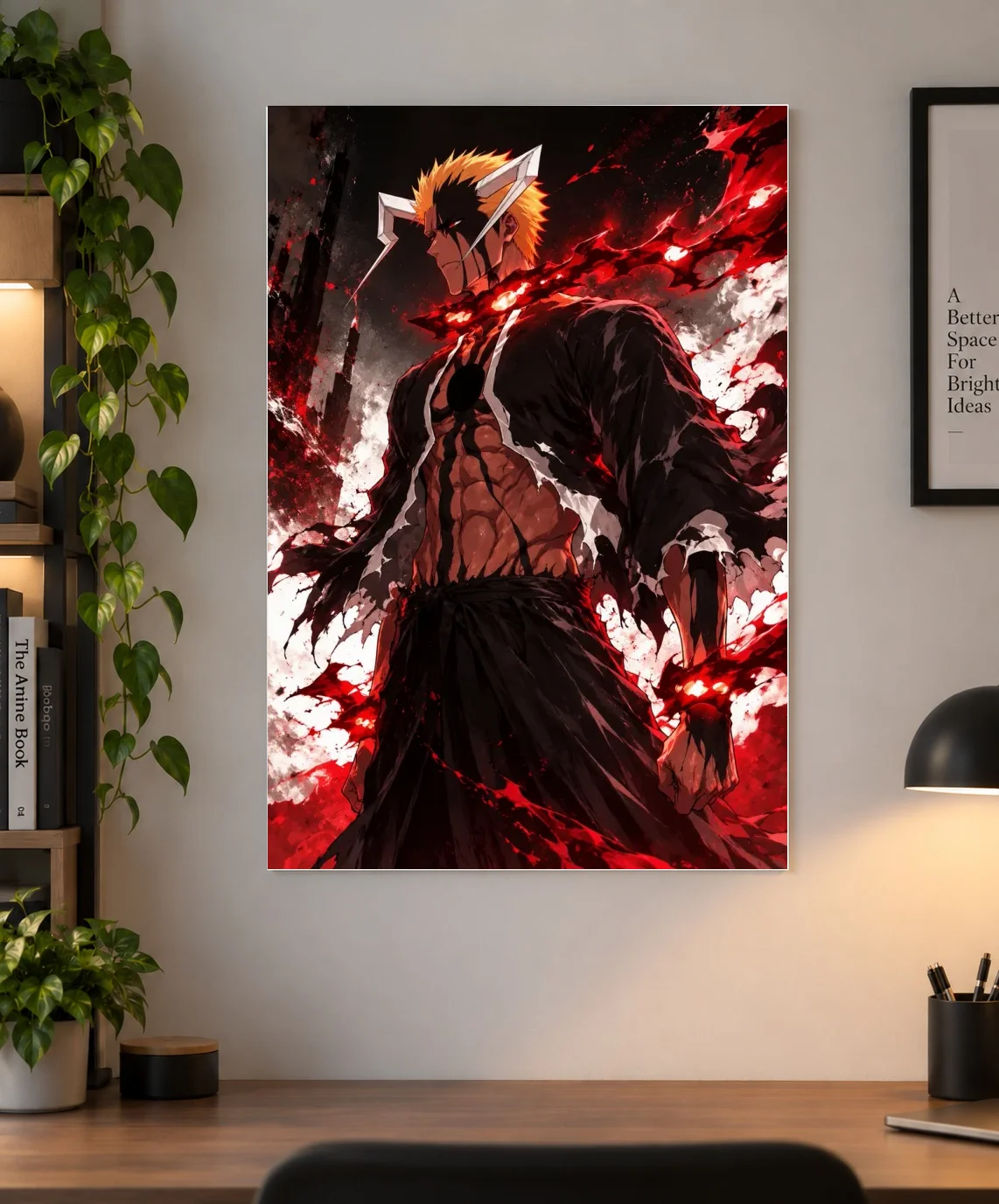 Ichigo Kurosaki Bleach Anime Poster