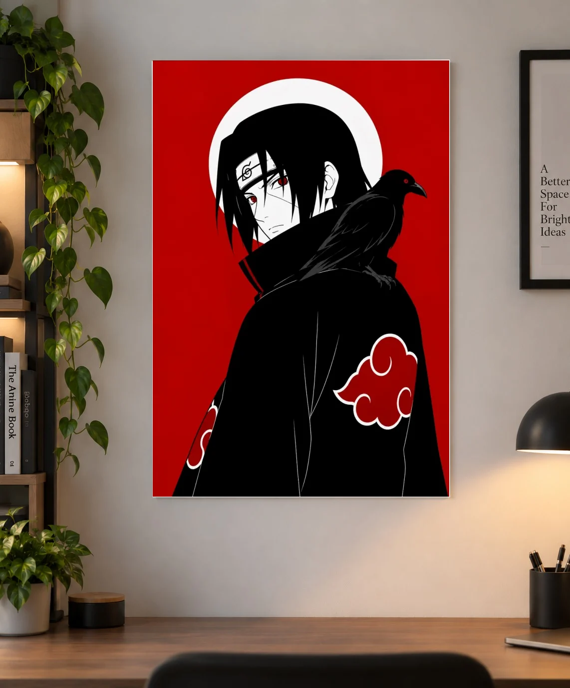 Itachi Uchiha Crimson Crow – Naruto Anime Poster | Shinra