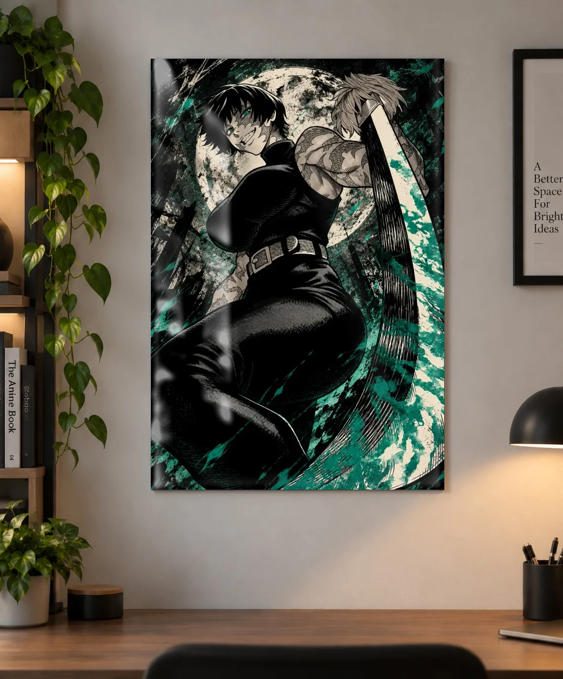 Maki Zen'in Dark Manga Poster | Jujutsu Kaisen