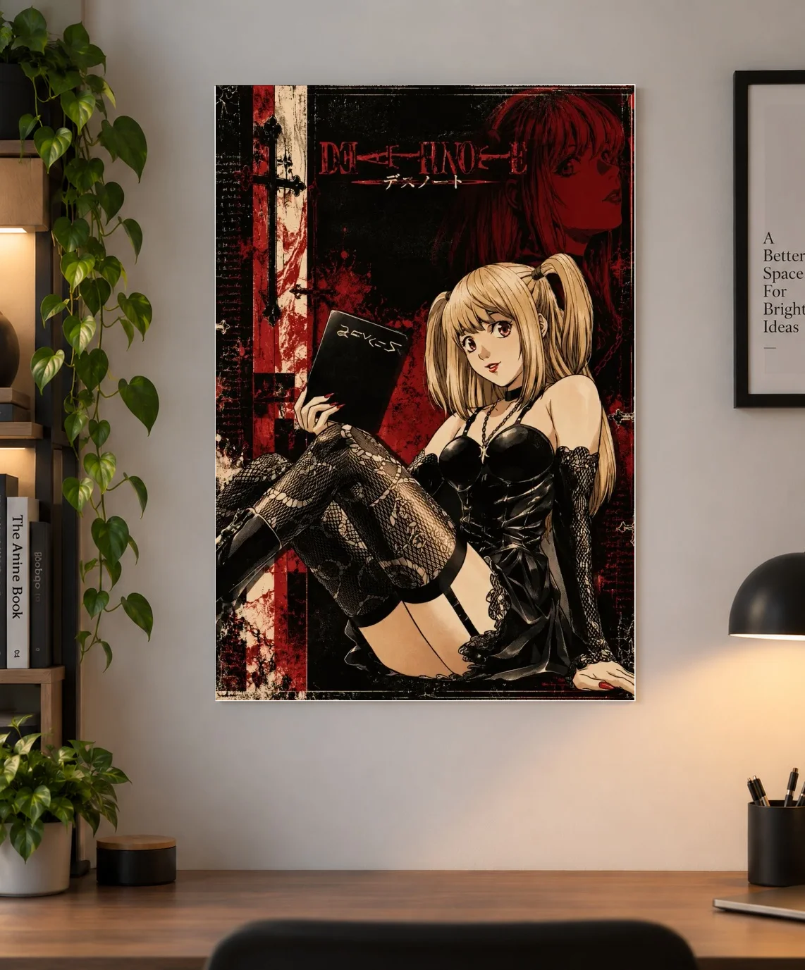 Misa Amane – Gothic Anime Poster | Death Note