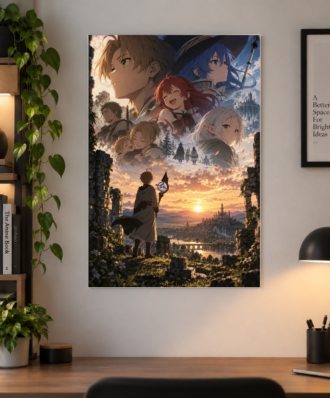Mushoku Tensei: Jobless Reincarnation Poster – Epic Fantasy Anime Adventure