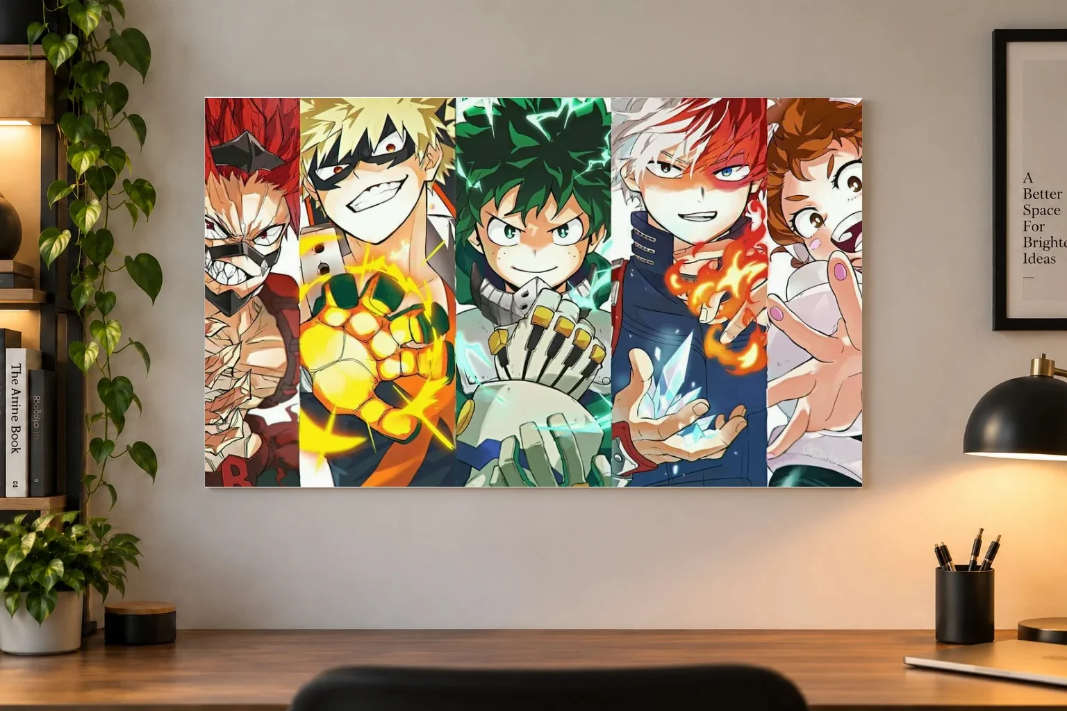 My Hero Academia Heroes Collage – Cinematic Anime Poster