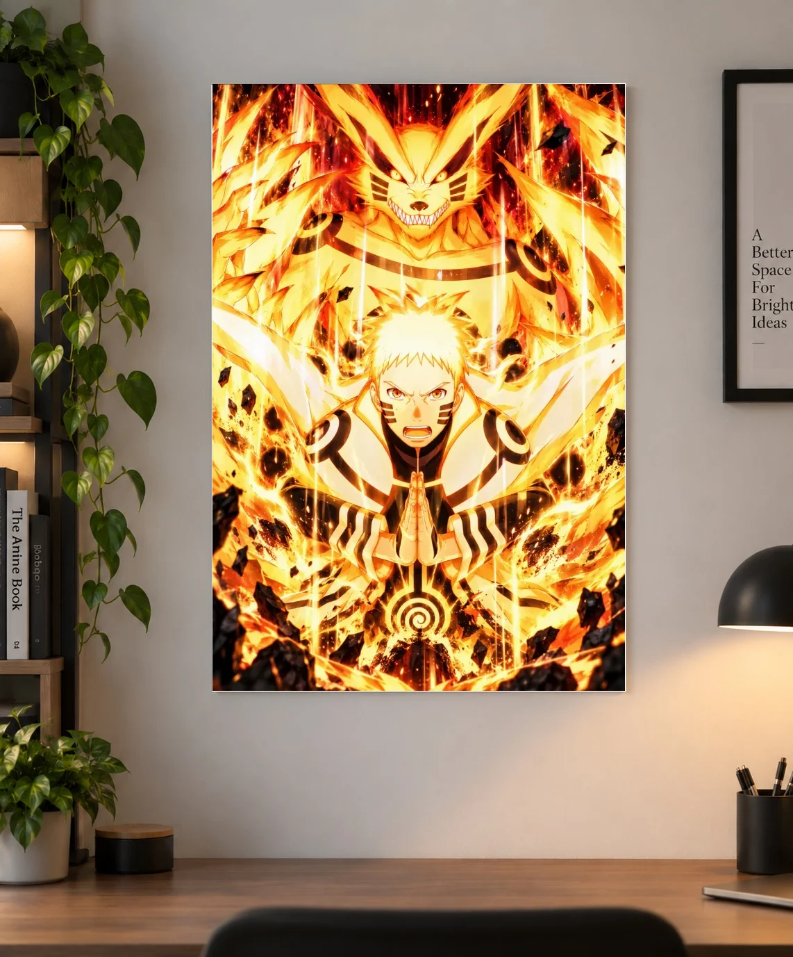 Naruto Nine-Tails Chakra Mode — Kurama Cinematic Ultra HD Poster