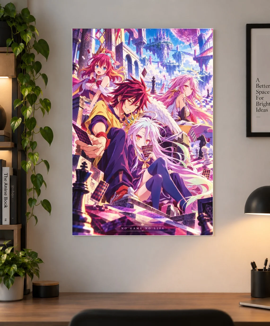 No Game No Life — Disboard Anime Poster