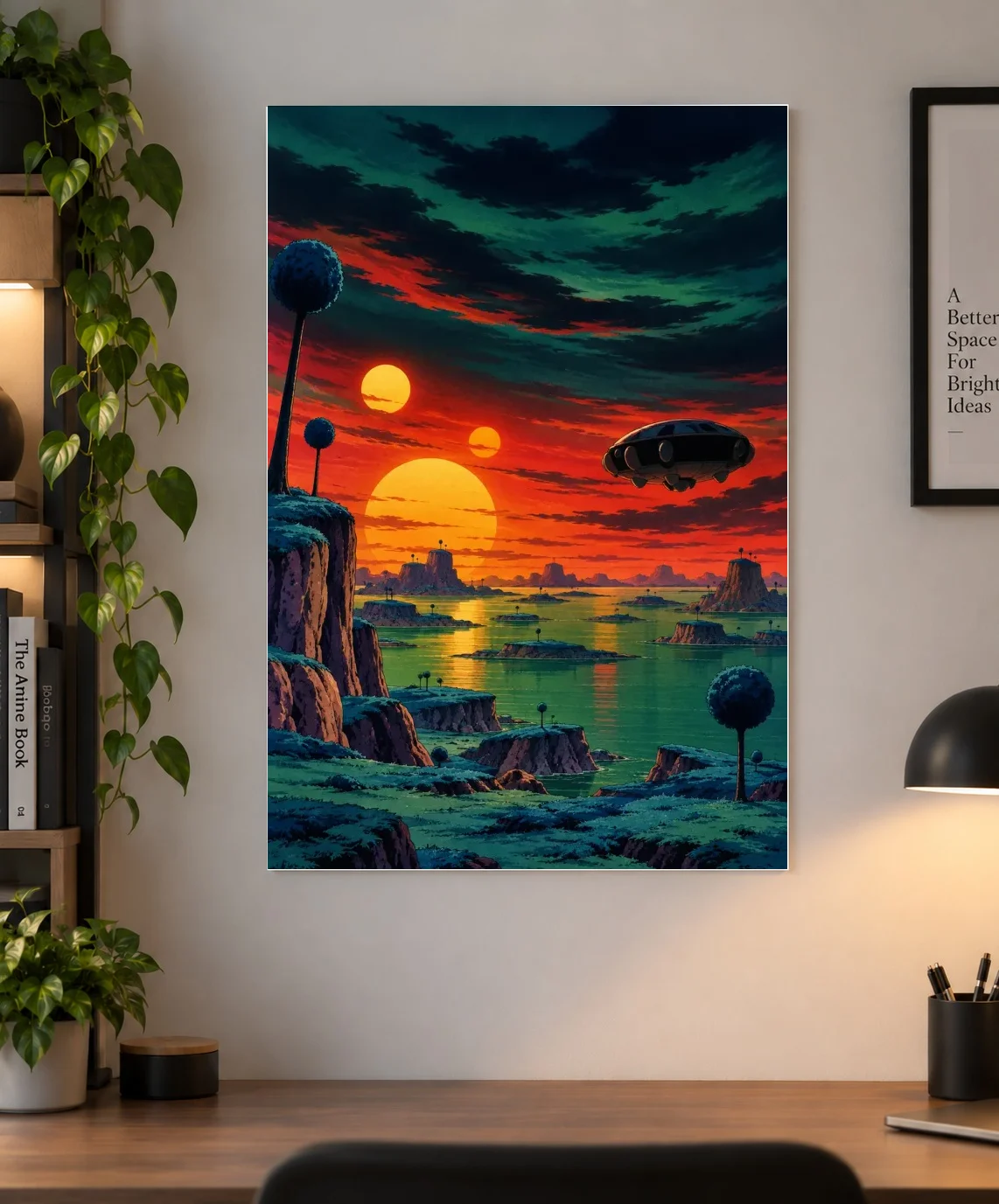 Planet Namek Dragon Ball Z Anime Poster | Shinra