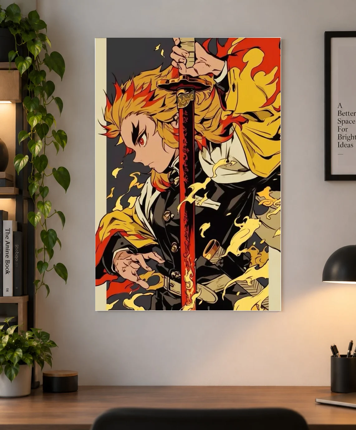 Rengoku Flame Hashira – Demon Slayer Anime Poster |