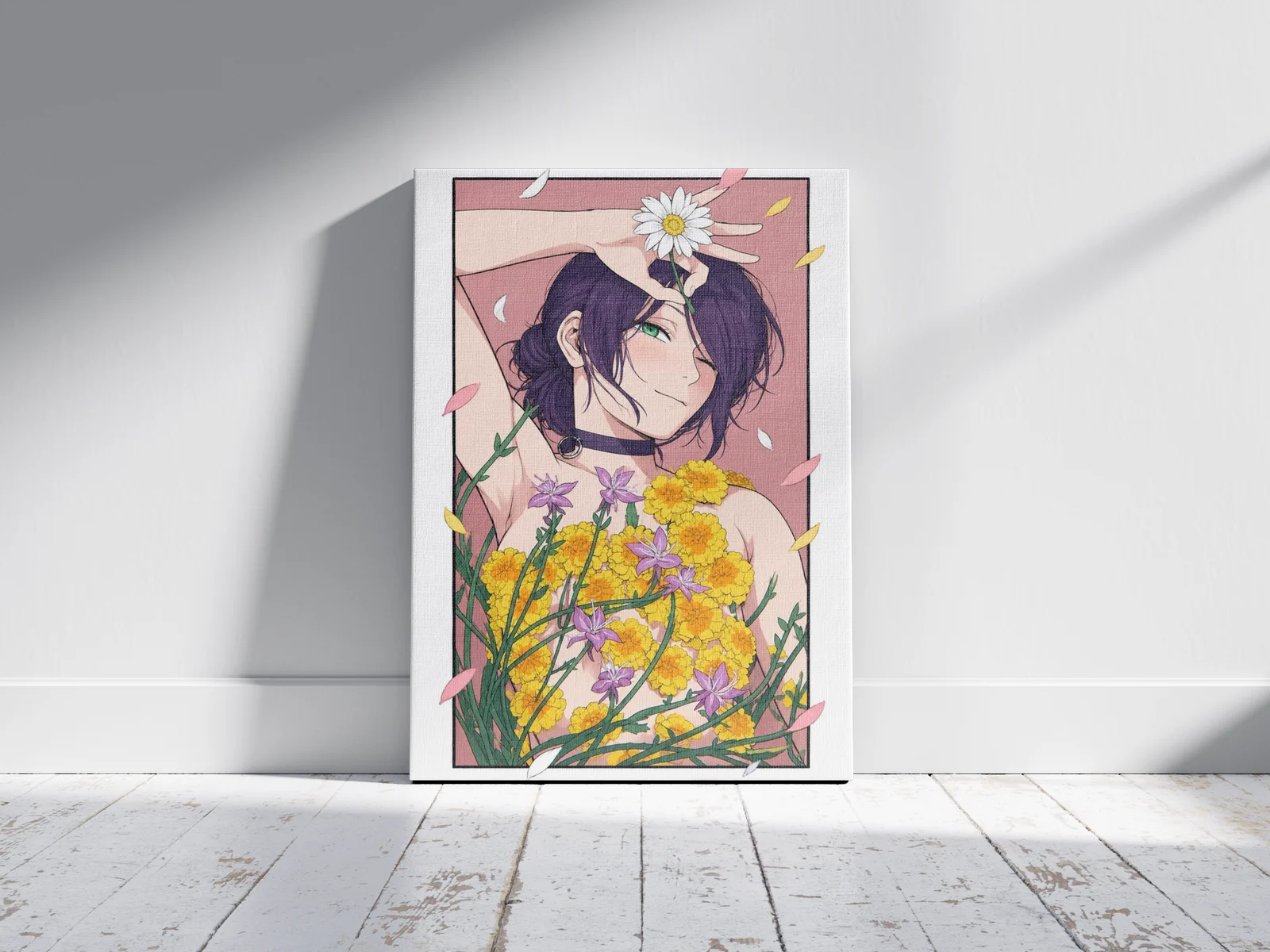 Reze Floral Anime Poster | Chainsaw Man
