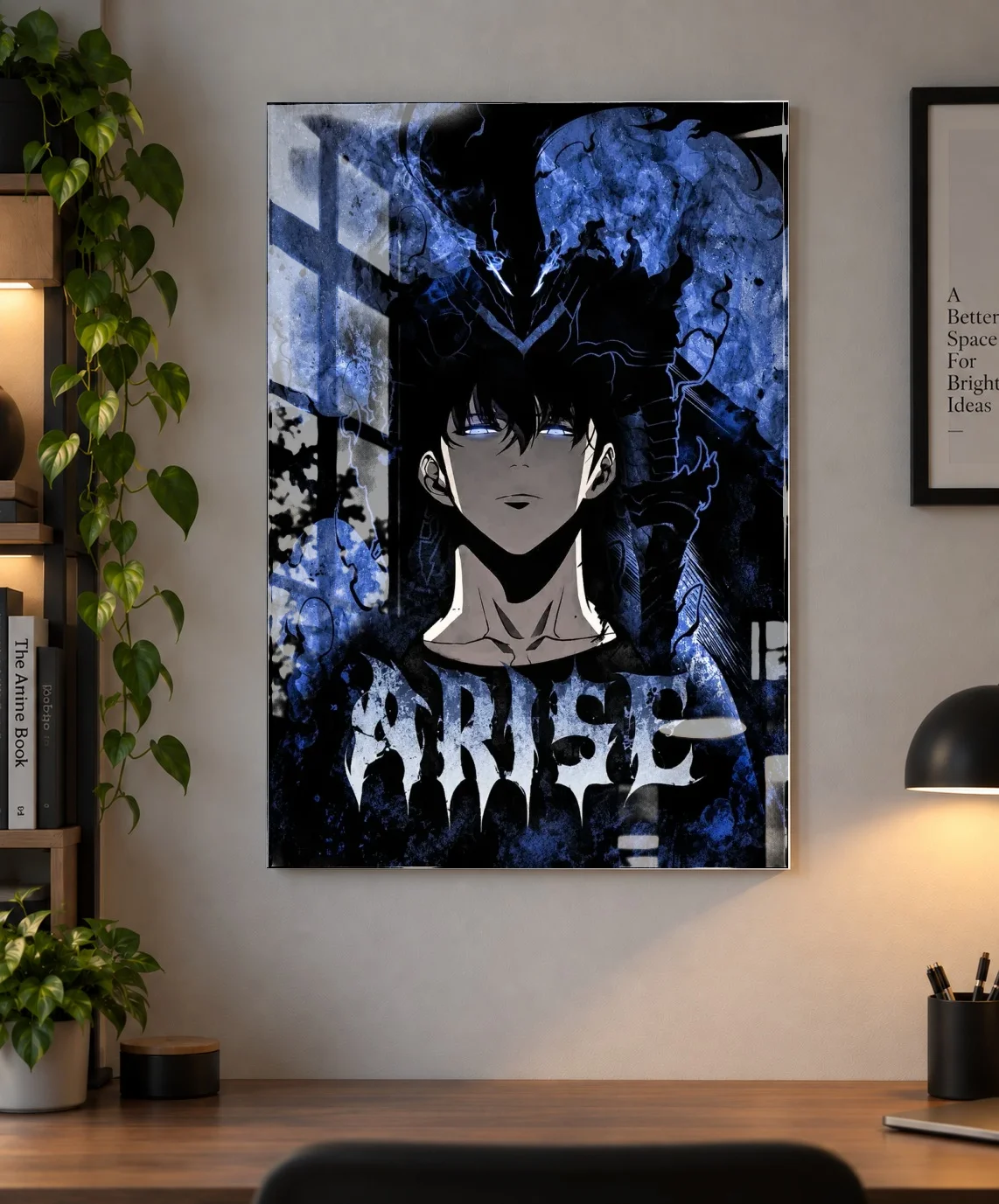 Sung Jinwoo Arise Poster – Solo Leveling Anime Wall Art