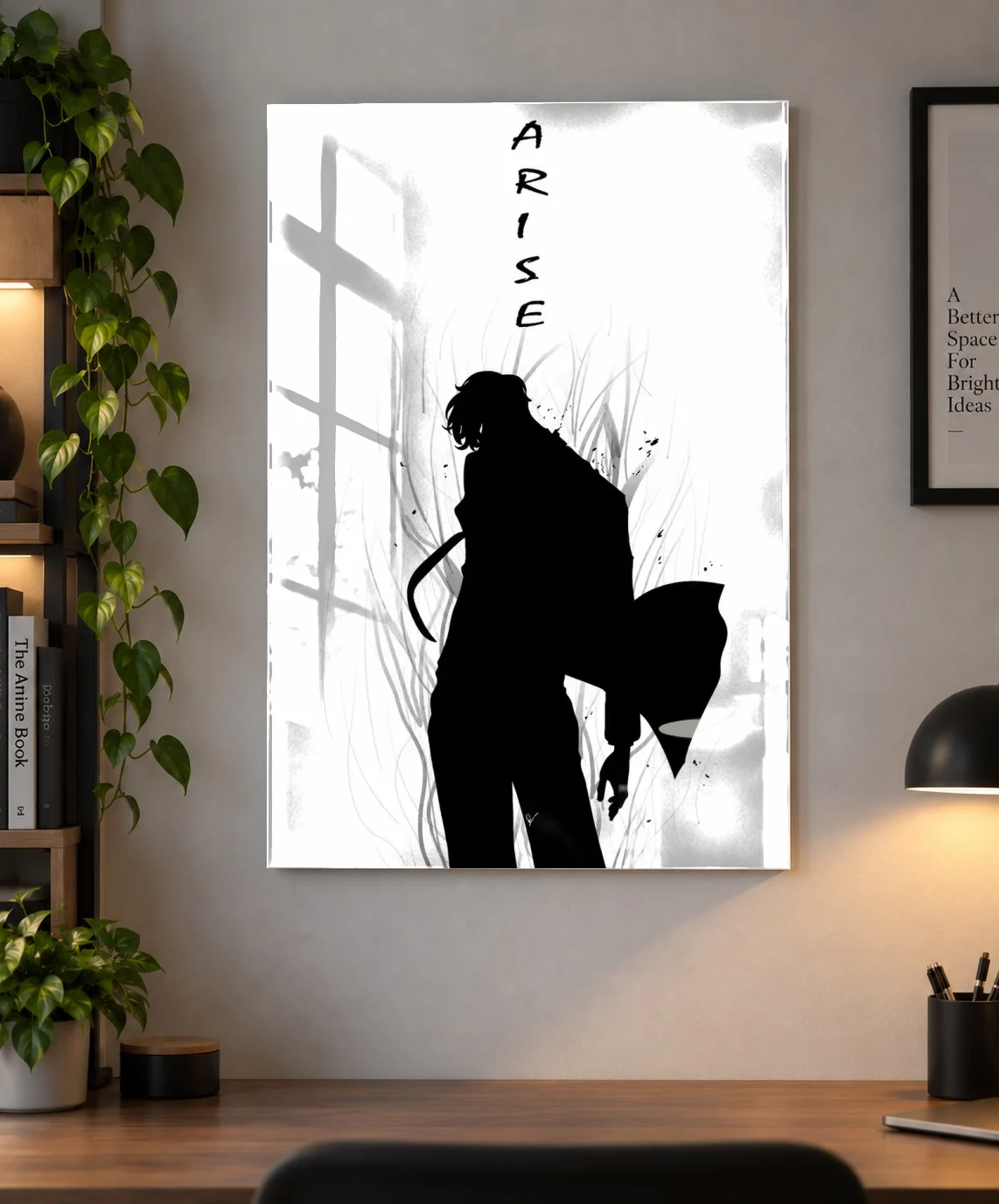 Sung Jinwoo Arise Poster – Solo Leveling Anime Wall Art | Shinra