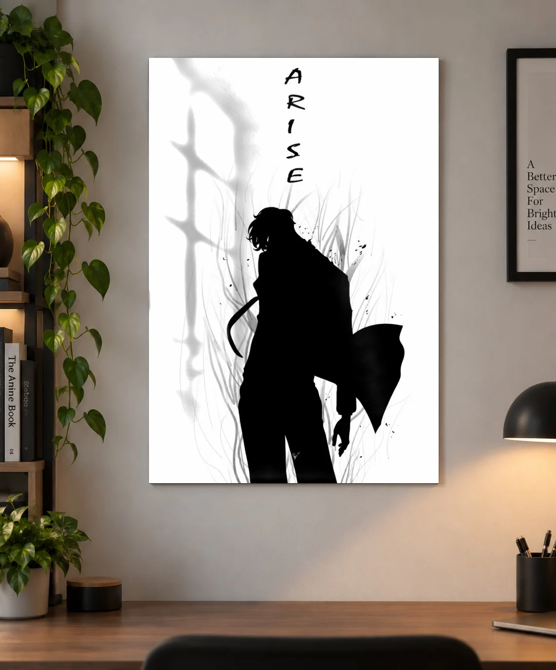 Sung Jinwoo Arise Poster – Solo Leveling Anime Wall Art | Shinra