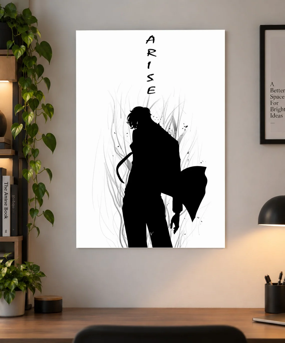 Sung Jinwoo Arise Poster – Solo Leveling Anime Wall Art | Shinra