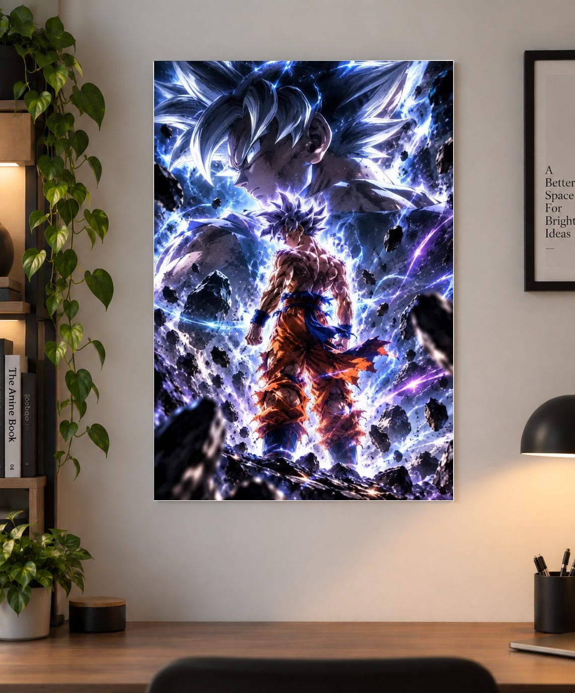 Ultra Instinct Goku Anime Power Poster