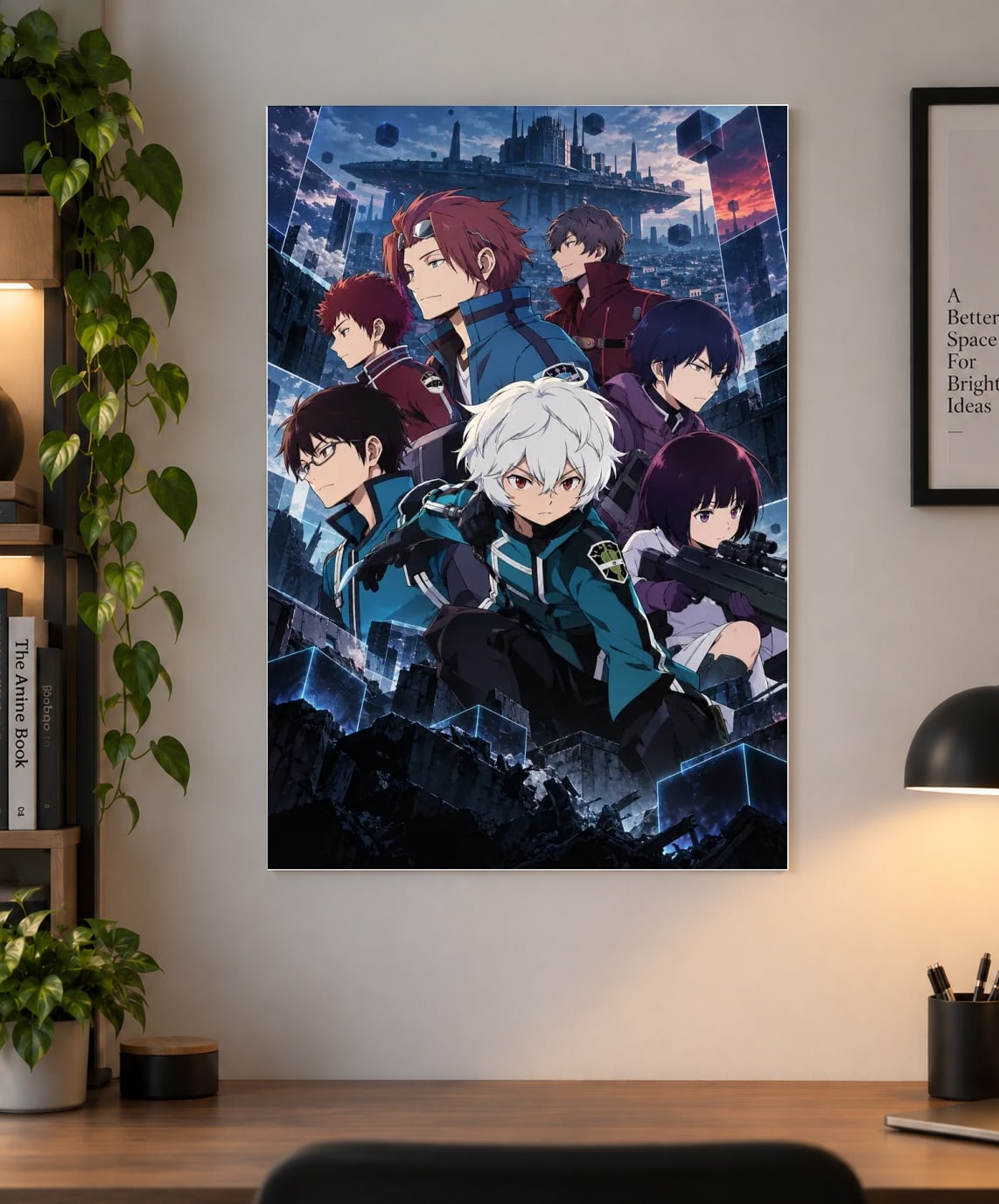 World Trigger Anime Poster – Border Agents Futuristic Battle Art