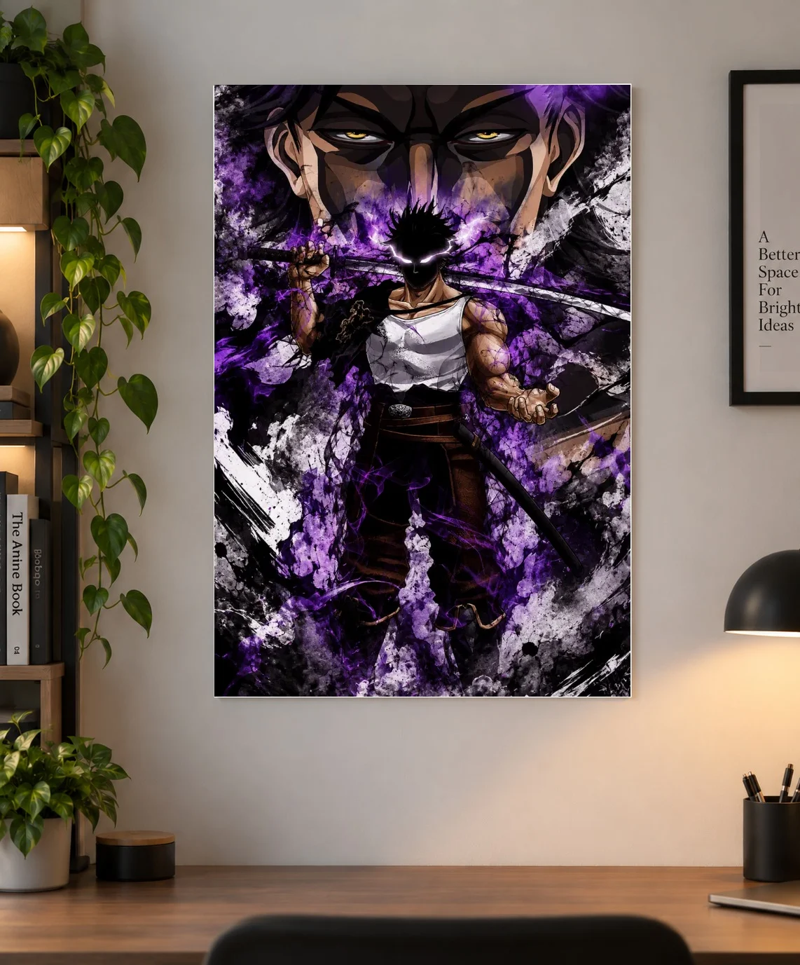 Yami Sukehiro Black Clover  Anime Poster | Shinra