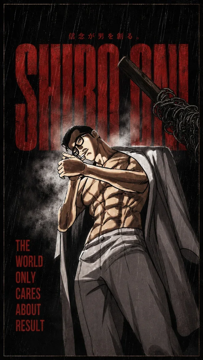 Gun Park Lookism Poster – DG Anime Wall Art | Dark Webtoon