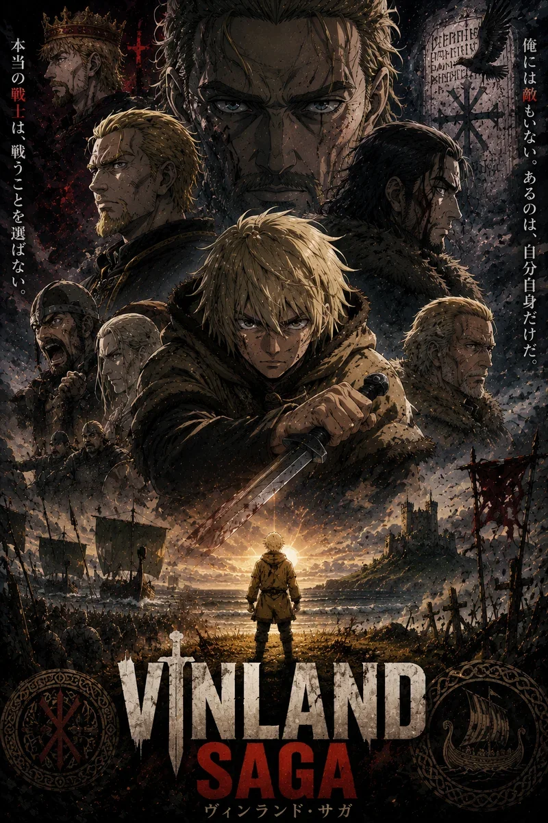 Vinland Saga — Storm of Warriors | Anime Poster on a wall, Paper Poster, 12×18