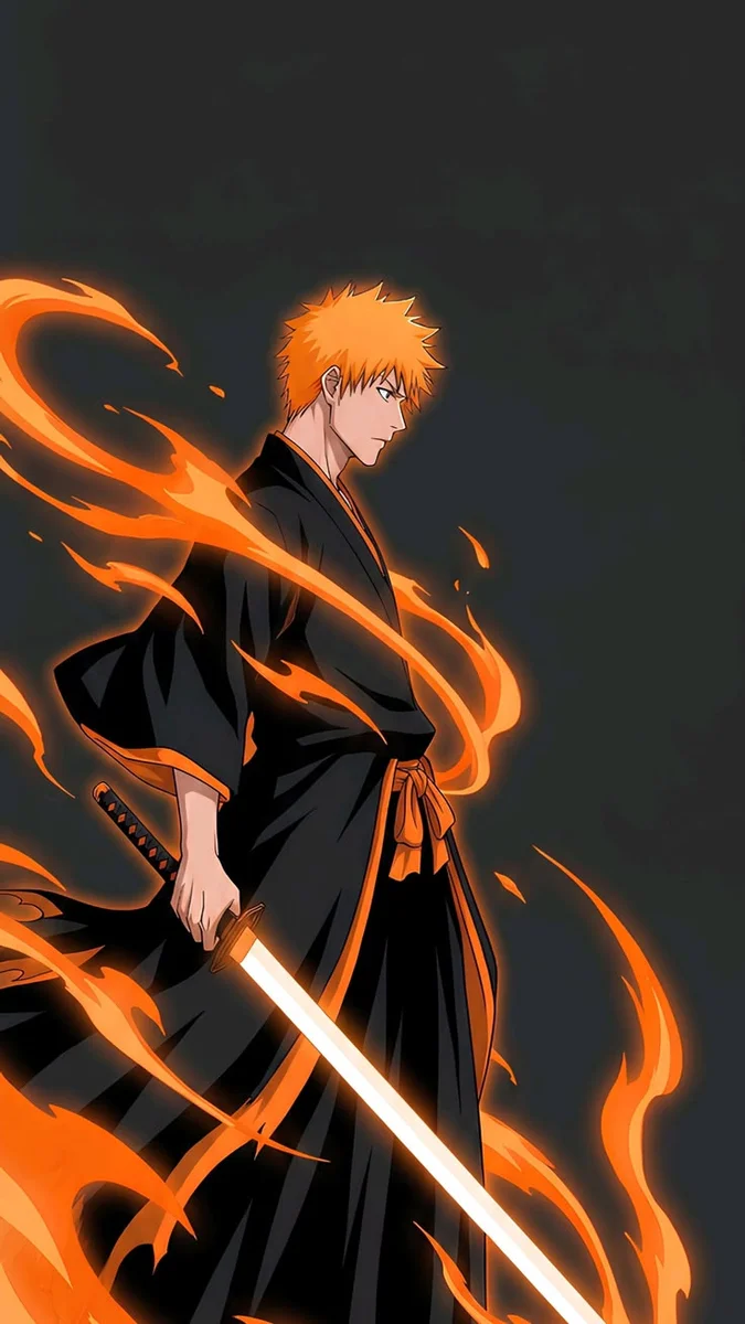 Ichigo Kurosaki Bleach Anime Poster | Cinematic Wall Art