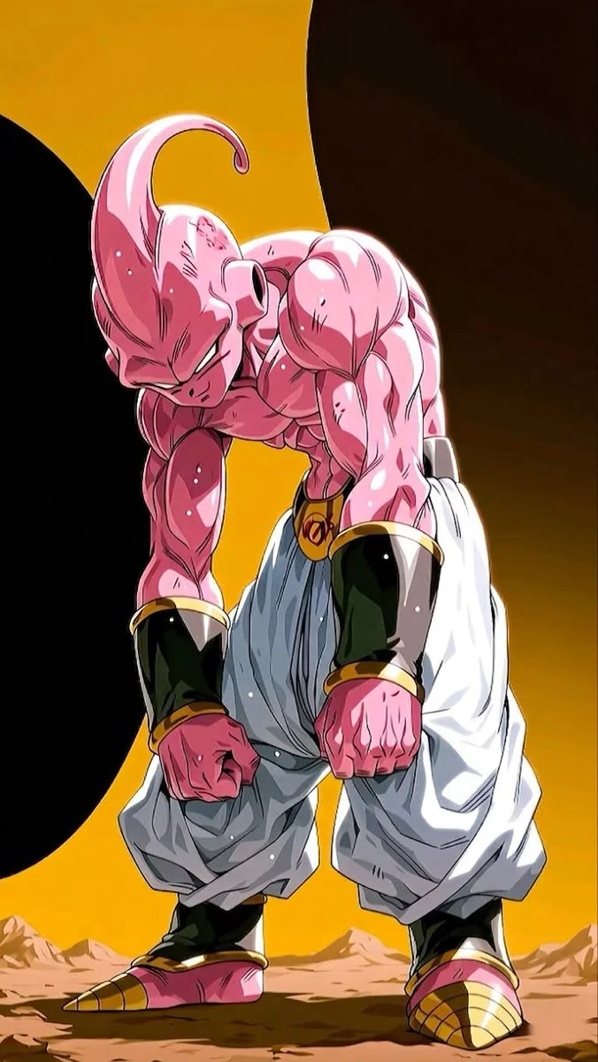 Majin Buu Power Pose Poster – Dragon Ball Z Anime Wall Art | Shinra