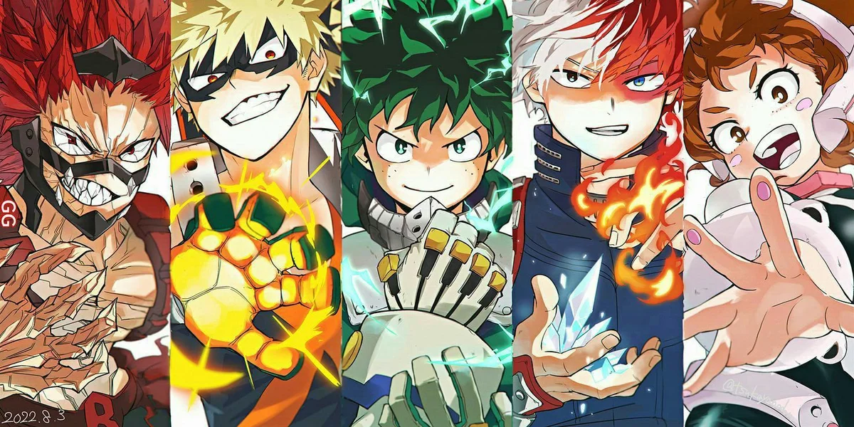 My Hero Academia Heroes Collage – Cinematic Anime Poster