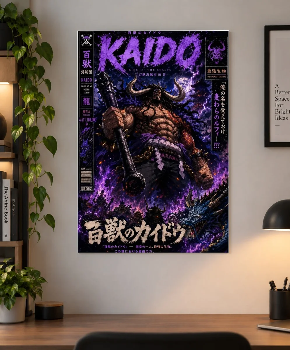 Kaido — King of the Beasts | One Piece Poster