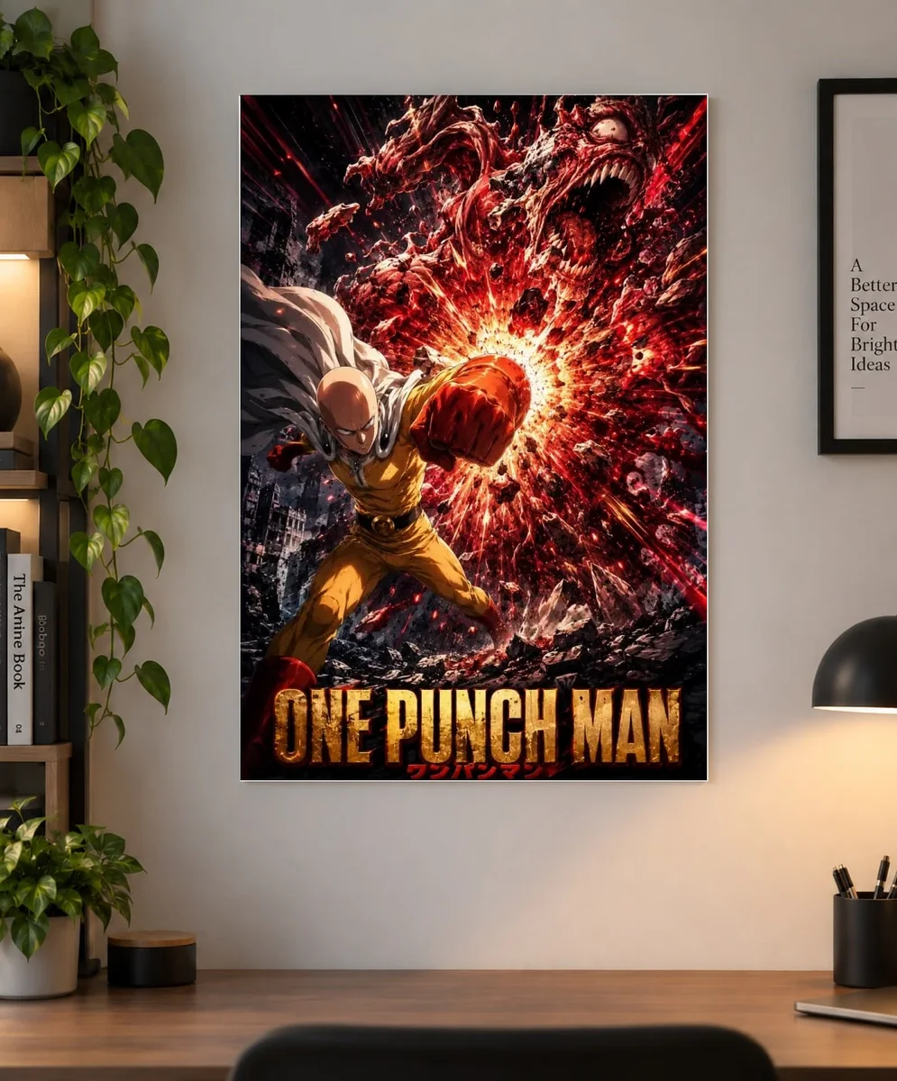Saitama — One Punch | One Punch Man Poster