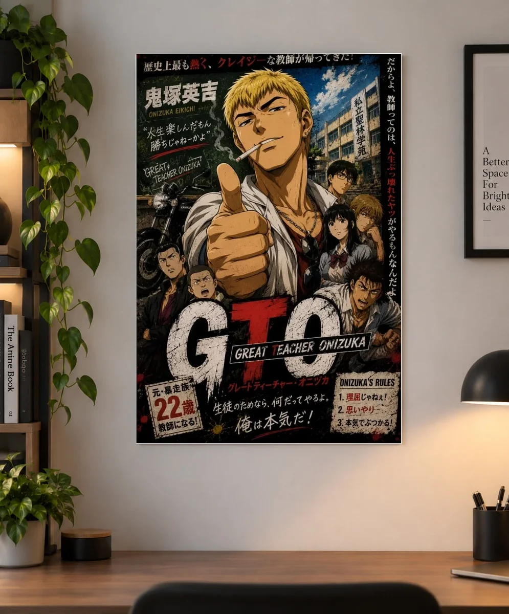 Eikichi Onizuka — The Ultimate Teacher | Great Teacher Onizuka Poster