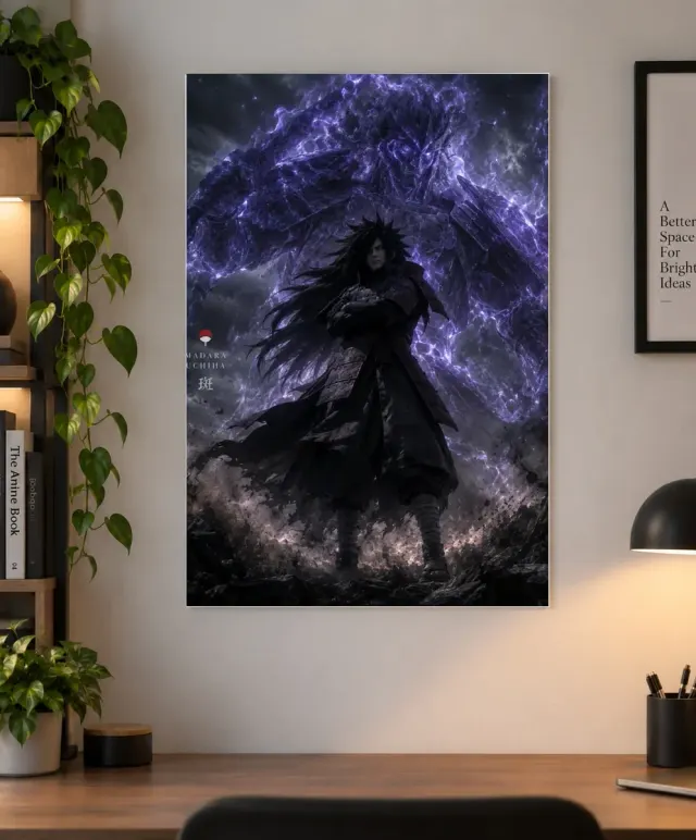 Madara Uchiha Naruto Poster – Susanoo Anime Wall Art | Legendary Uchiha Decor