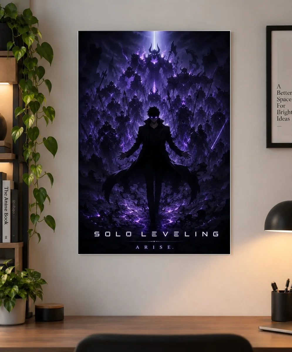 Sung Jinwoo — Arise | Solo Leveling Poster