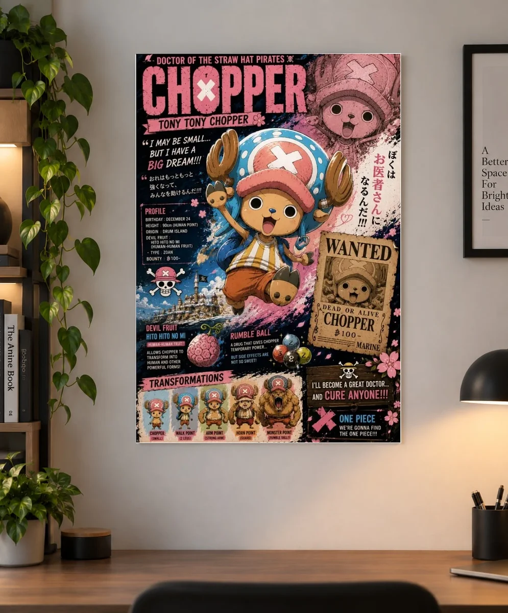 Tony Tony Chopper — Straw Hat Doctor | One Piece Poster
