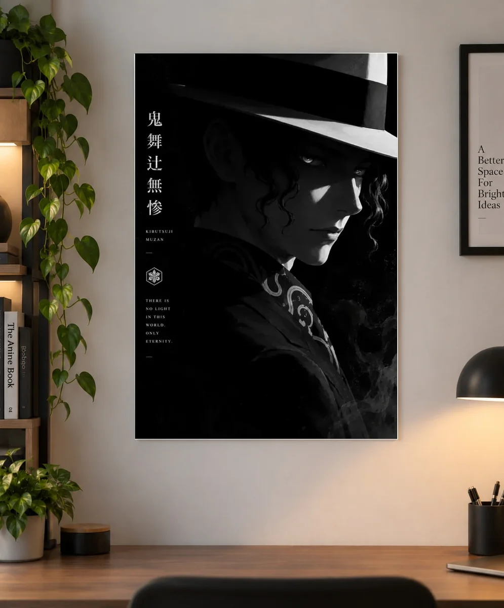 Muzan Kibutsuji Demon Slayer Poster – Dark Anime Wall Art | Kimetsu no Yaiba