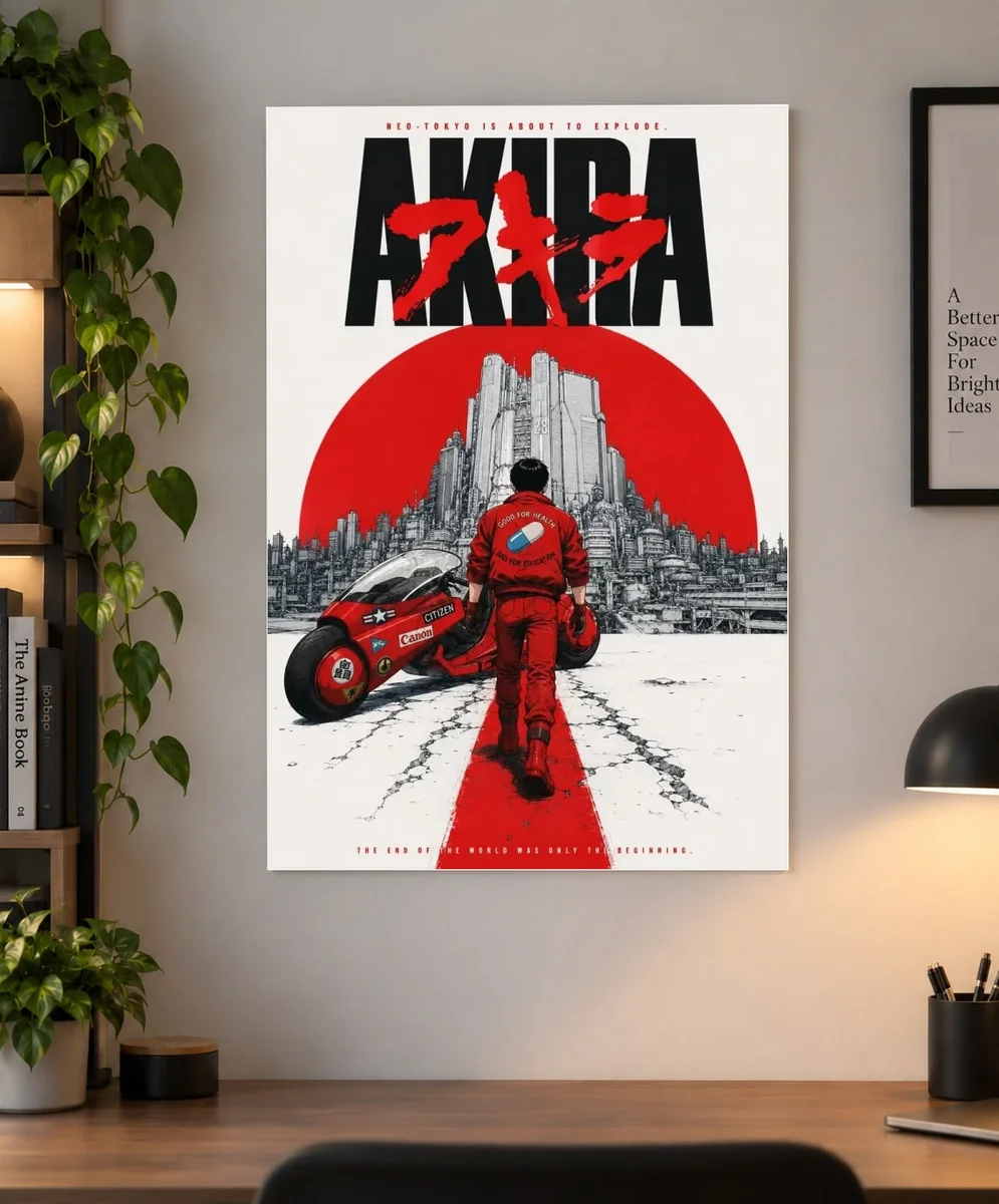Akira Poster – Kaneda Neo-Tokyo Anime Wall Art