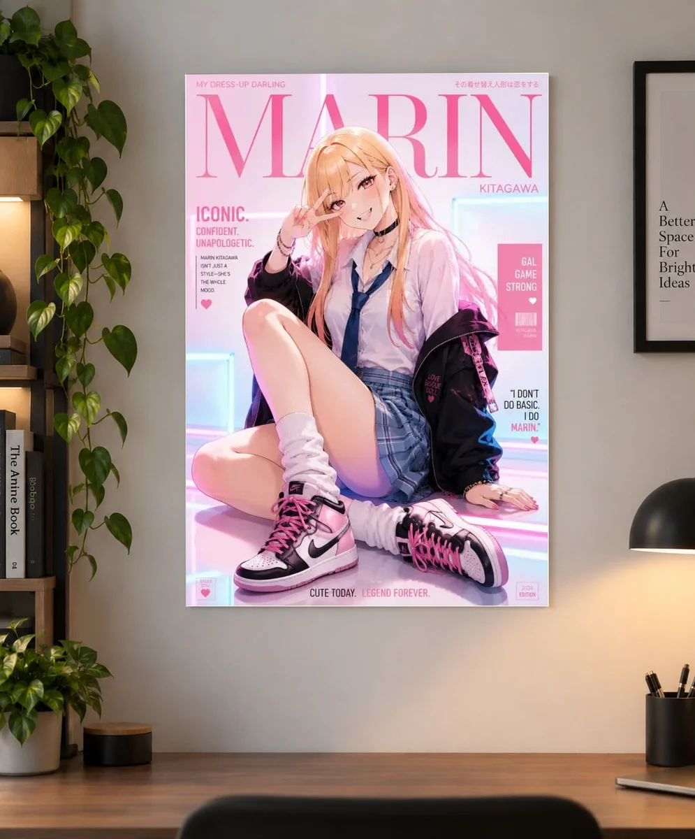 Marin Kitagawa — Iconic & Irresistible | My Dress-Up Darling Poster