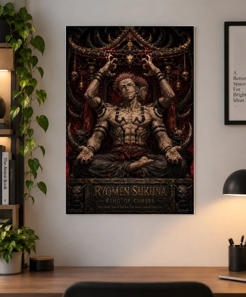 Ryomen Sukuna — The Shrine | Jujutsu Kaisen Poster